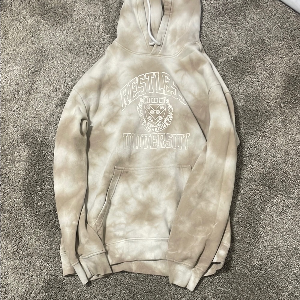 Restless U Beige Hoodie